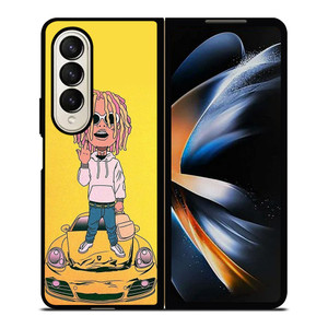 LIL PUMP MIDDLE FINGER Samsung Z Fold 4 Case LIL PUMP MIDDLE FINGER Samsung Z Fold 4 Case