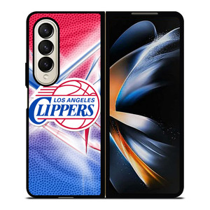LOS ANGELES CLIPPERS LOGO Samsung Z Fold 4 Case LOS ANGELES CLIPPERS LOGO Samsung Z Fold 4 Case