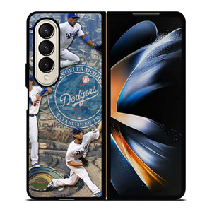 LOS ANGELES DODGERS 2 Samsung Z Fold 4 Case LOS ANGELES DODGERS 2 Samsung Z Fold 4 Case