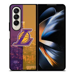 LOS ANGELES LAKERS ICON Samsung Z Fold 4 Case LOS ANGELES LAKERS ICON Samsung Z Fold 4 Case