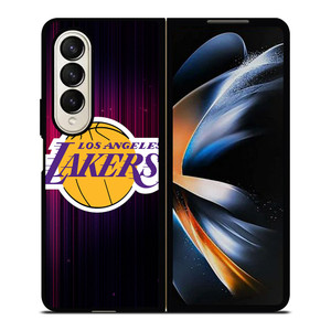 LOS ANGELES LAKERS LOGO Samsung Z Fold 4 Case LOS ANGELES LAKERS LOGO Samsung Z Fold 4 Case