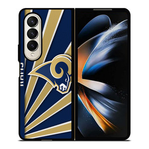 LOS ANGELES RAMS LOGO Samsung Z Fold 4 Case LOS ANGELES RAMS LOGO Samsung Z Fold 4 Case