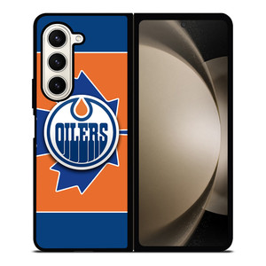 EDMONTON OILERS LOGO Samsung Z Fold 5 Case EDMONTON OILERS LOGO Samsung Z Fold 5 Case