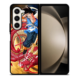 GOKU AND SHENRON DRAGON Samsung Z Fold 5 Case GOKU AND SHENRON DRAGON Samsung Z Fold 5 Case
