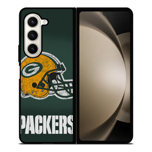 GREEN BAY PACKERS HELMET Samsung Z Fold 5 Case GREEN BAY PACKERS HELMET Samsung Z Fold 5 Case