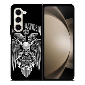 HARLEY DAVIDSON SKULL 2 Samsung Z Fold 5 Case HARLEY DAVIDSON SKULL 2 Samsung Z Fold 5 Case