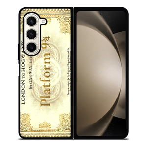 HARRY POTTER TICKET LONDON HOGWARTS Samsung Z Fold 5 Case HARRY POTTER TICKET LONDON HOGWARTS Samsung Z Fold 5 Case