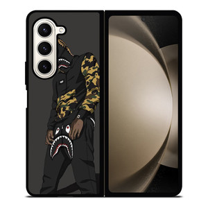 HIP HOP CAMO BAPE Samsung Z Fold 5 Case HIP HOP CAMO BAPE Samsung Z Fold 5 Case