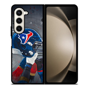 HOUSTON TEXANS HELMET 3 Samsung Z Fold 5 Case HOUSTON TEXANS HELMET 3 Samsung Z Fold 5 Case