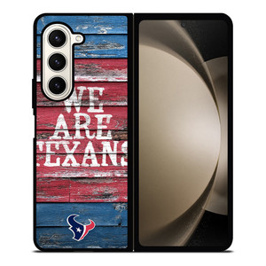 HOUSTON TEXANS WOODEN Samsung Z Fold 5 Case HOUSTON TEXANS WOODEN Samsung Z Fold 5 Case