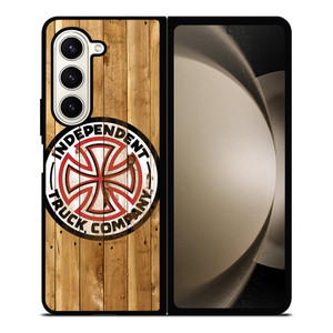 INDEPENDENT TRUCK LOGO WOODEN 2 Samsung Z Fold 5 Case