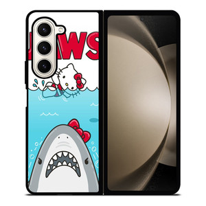 JAWS VS HELLO KITTY Samsung Z Fold 5 Case