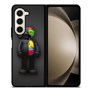 KAWS BLACK Samsung Z Fold 5 Case KAWS BLACK Samsung Z Fold 5 Case
