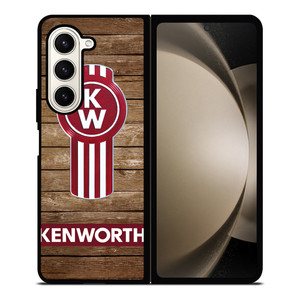 KENWORTH TRUCK LOGO WOODEN 4 Samsung Z Fold 5 Case KENWORTH TRUCK LOGO WOODEN 4 Samsung Z Fold 5 Case