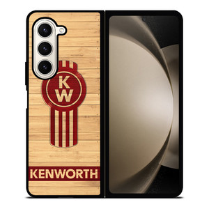 KENWORTH TRUCK LOGO WOODEN Samsung Z Fold 5 Case KENWORTH TRUCK LOGO WOODEN Samsung Z Fold 5 Case