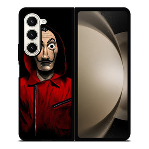 LA CASA DE PAPEL MONEY HEIST MASK Samsung Z Fold 5 Case LA CASA DE PAPEL MONEY HEIST MASK Samsung Z Fold 5 Case