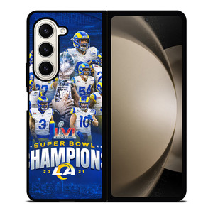 LOS ANGELES RAMS CHAMPIONS Samsung Z Fold 5 Case LOS ANGELES RAMS CHAMPIONS Samsung Z Fold 5 Case