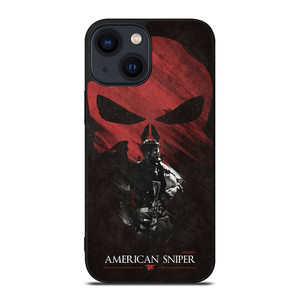 AMERICAN SNIPER SKULL iPhone 14 Plus Case AMERICAN SNIPER SKULL iPhone 14 Plus Case