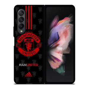 MANCHESTER UNITED LOGO Samsung Z Fold 3 Case MANCHESTER UNITED LOGO Samsung Z Fold 3 Case