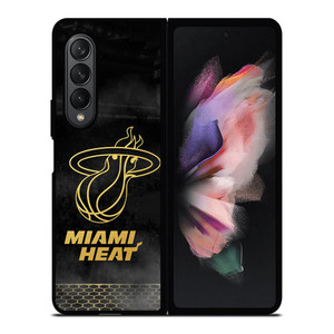 MIAMI HEAT LOGO 2 Samsung Z Fold 3 Case MIAMI HEAT LOGO 2 Samsung Z Fold 3 Case