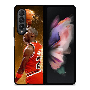 MICHAEL JORDAN CHICAGO BULLS Samsung Z Fold 3 Case MICHAEL JORDAN CHICAGO BULLS Samsung Z Fold 3 Case