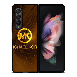 MICHAEL KORS LOGO GOLD Samsung Z Fold 3 Case