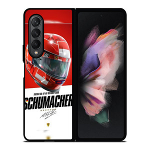 MICHAEL SCHUMACHER HELMET 2 Samsung Z Fold 3 Case