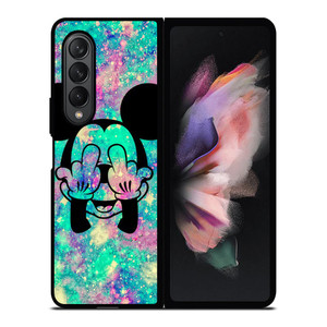 MIDDLE FINGER MICKY MOUSE Samsung Z Fold 3 Case MIDDLE FINGER MICKY MOUSE Samsung Z Fold 3 Case