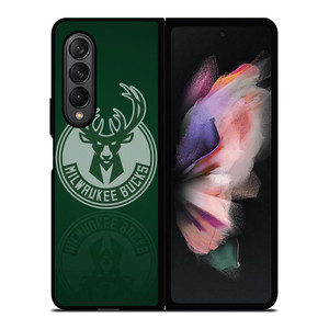 MILWAUKEE BUCKS LOGO 2 Samsung Z Fold 3 Case MILWAUKEE BUCKS LOGO 2 Samsung Z Fold 3 Case