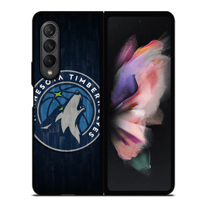 MINNESOTA TIMBERWOLVES LOGO Samsung Z Fold 3 Case MINNESOTA TIMBERWOLVES LOGO Samsung Z Fold 3 Case