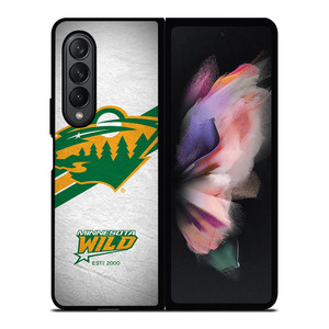 MINNESOTA WILD LOGO 3 Samsung Z Fold 3 Case MINNESOTA WILD LOGO 3 Samsung Z Fold 3 Case