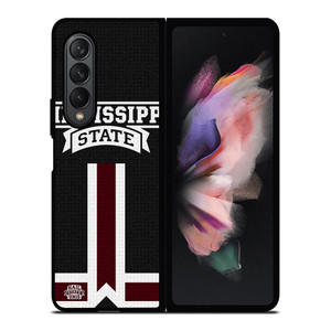 MISSISSIPPI STATE BULLDOGS ICON Samsung Z Fold 3 Case MISSISSIPPI STATE BULLDOGS ICON Samsung Z Fold 3 Case