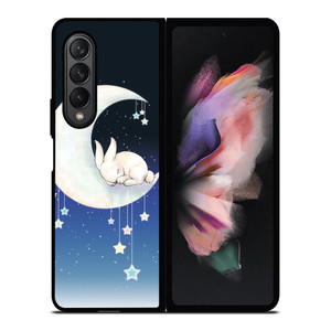 MOON BUNNY SLEEPING Samsung Z Fold 3 Case