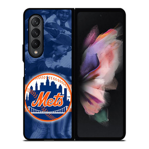 NEW YORK METS LOGO 4 Samsung Z Fold 3 Case NEW YORK METS LOGO 4 Samsung Z Fold 3 Case