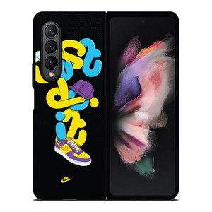 NIKE LOGO JUST DO IT Samsung Z Fold 3 Case NIKE LOGO JUST DO IT Samsung Z Fold 3 Case