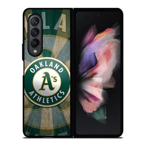 OAKLAND ATHLETICS LOGO 3 Samsung Z Fold 3 Case OAKLAND ATHLETICS LOGO 3 Samsung Z Fold 3 Case