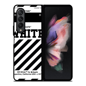 OFF WHITE LOGO 3 Samsung Z Fold 3 Case OFF WHITE LOGO 3 Samsung Z Fold 3 Case