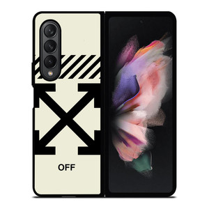 OFF WHITE LOGO Samsung Z Fold 3 Case