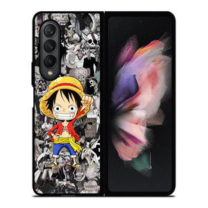 ONE PIECE CUTE LUFFY Samsung Z Fold 3 Case ONE PIECE CUTE LUFFY Samsung Z Fold 3 Case