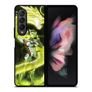 OVERWATCH GENJI AND DRAGON Samsung Z Fold 3 Case OVERWATCH GENJI AND DRAGON Samsung Z Fold 3 Case