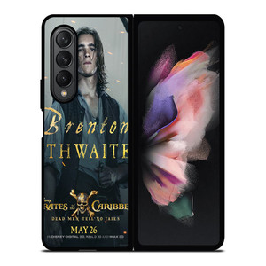 PIRATES OF THE CARIBBEAN BRENTON THWAITES Samsung Z Fold 3 Case PIRATES OF THE CARIBBEAN BRENTON THWAITES Samsung Z Fold 3 Case