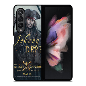 PIRATES OF THE CARIBBEAN JOHNNY DEPP Samsung Z Fold 3 Case PIRATES OF THE CARIBBEAN JOHNNY DEPP Samsung Z Fold 3 Case
