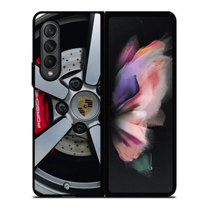 PORSCHE CAR WHEEL 3 Samsung Z Fold 3 Case PORSCHE CAR WHEEL 3 Samsung Z Fold 3 Case