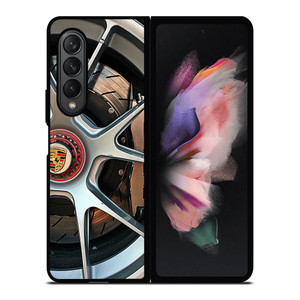PORSCHE CAR WHEEL 4 Samsung Z Fold 3 Case PORSCHE CAR WHEEL 4 Samsung Z Fold 3 Case