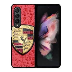 PORSCHE LOGO 3 Samsung Z Fold 3 Case PORSCHE LOGO 3 Samsung Z Fold 3 Case