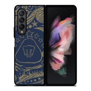 PUMAS UNAM ART LOGO Samsung Z Fold 3 Case PUMAS UNAM ART LOGO Samsung Z Fold 3 Case