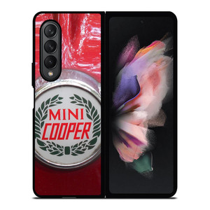 RED MINI COOPER LOGO Samsung Z Fold 3 Case