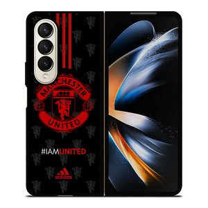 MANCHESTER UNITED LOGO Samsung Z Fold 4 Case MANCHESTER UNITED LOGO Samsung Z Fold 4 Case