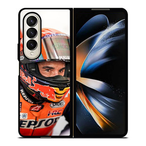 MARC MARQUEZ HELMET 3 Samsung Z Fold 4 Case MARC MARQUEZ HELMET 3 Samsung Z Fold 4 Case