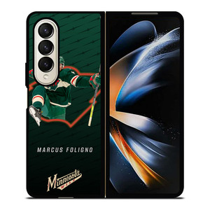 MARCUS FOLIGNO MINNESOTA WILD Samsung Z Fold 4 Case MARCUS FOLIGNO MINNESOTA WILD Samsung Z Fold 4 Case